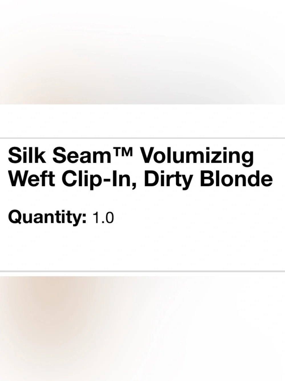 BELLAMI Blonde Silk Seam Volumizer Weft - Picture 4 of 5